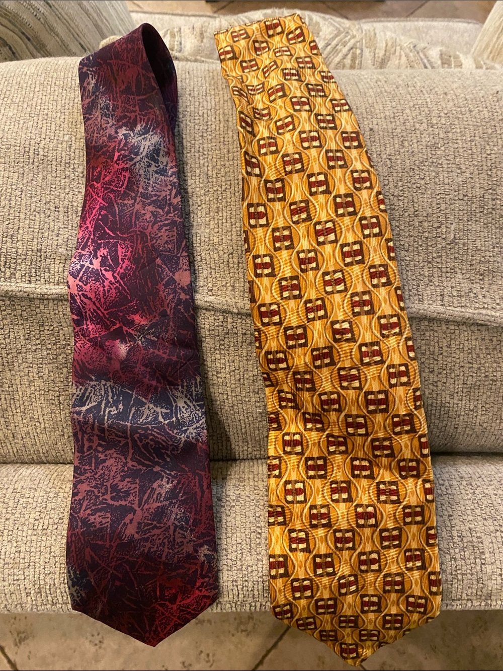 2 Men's Ties - Serica and Robert Talbott